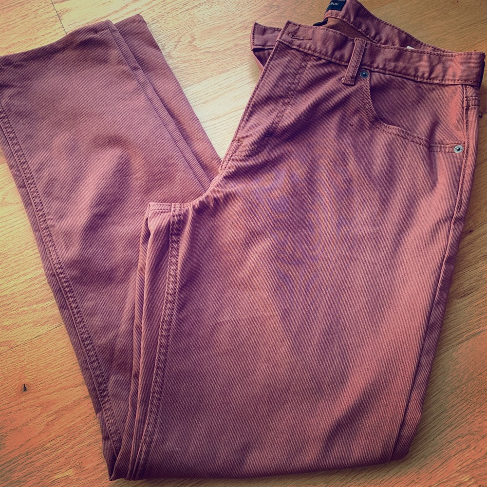 Men’s Rust Corduroy Pants